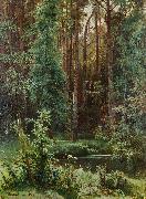Ivan Shishkin Woodland oil painting